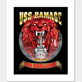 USS Ramage - DDG 61 - Par Excellence Posters and Art